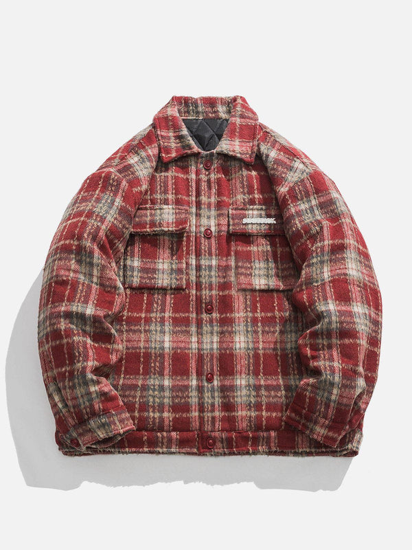 Rimiro - Vintage PLAID Winter Coat