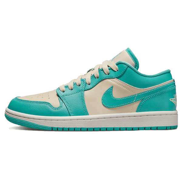 Air Jordan 1 Low Wmns 'Tropical Teal Sandy Beige'