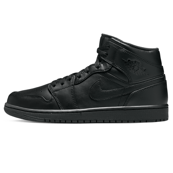 Air Jordan 1 Mid 'Triple Black' 2022