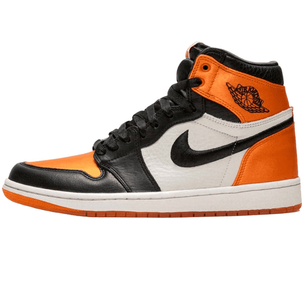 Air Jordan 1 WMNS Satin 'Shattered Backboard' Orange Black