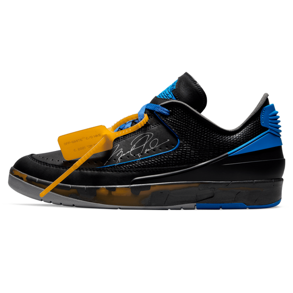 Off-White x Air Jordan 2 Retro Low SP 'Black Varsity Royal'