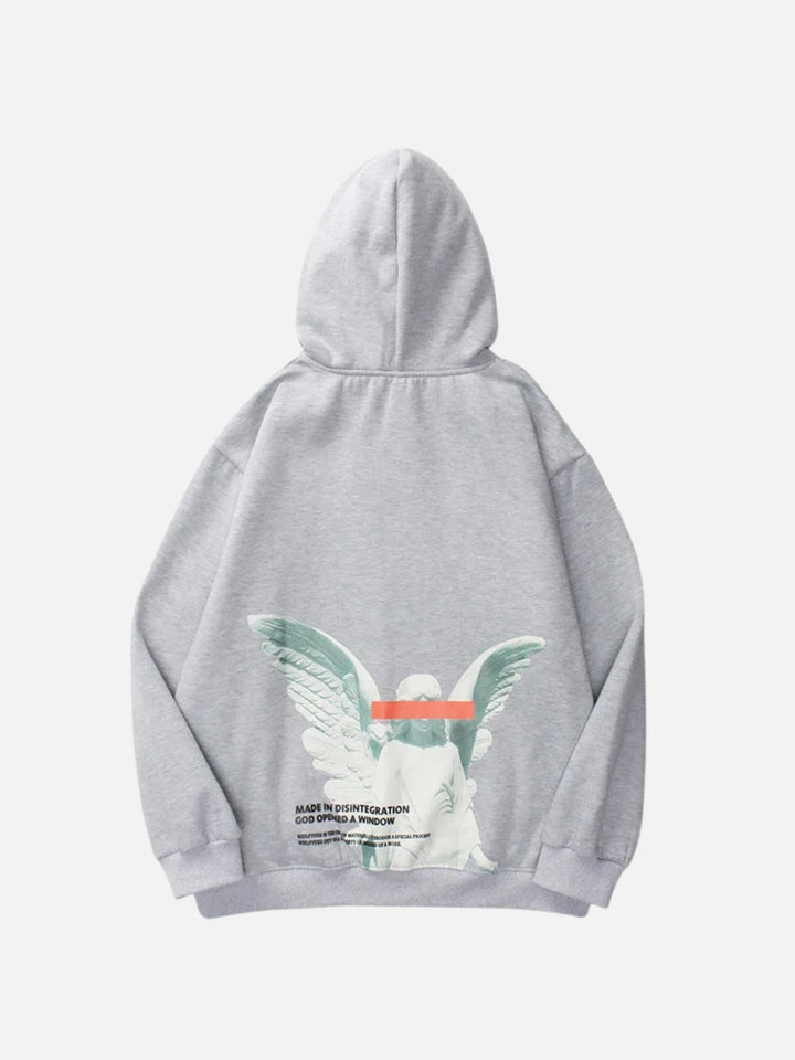 Angel God Print Hoodie-rimiro.com