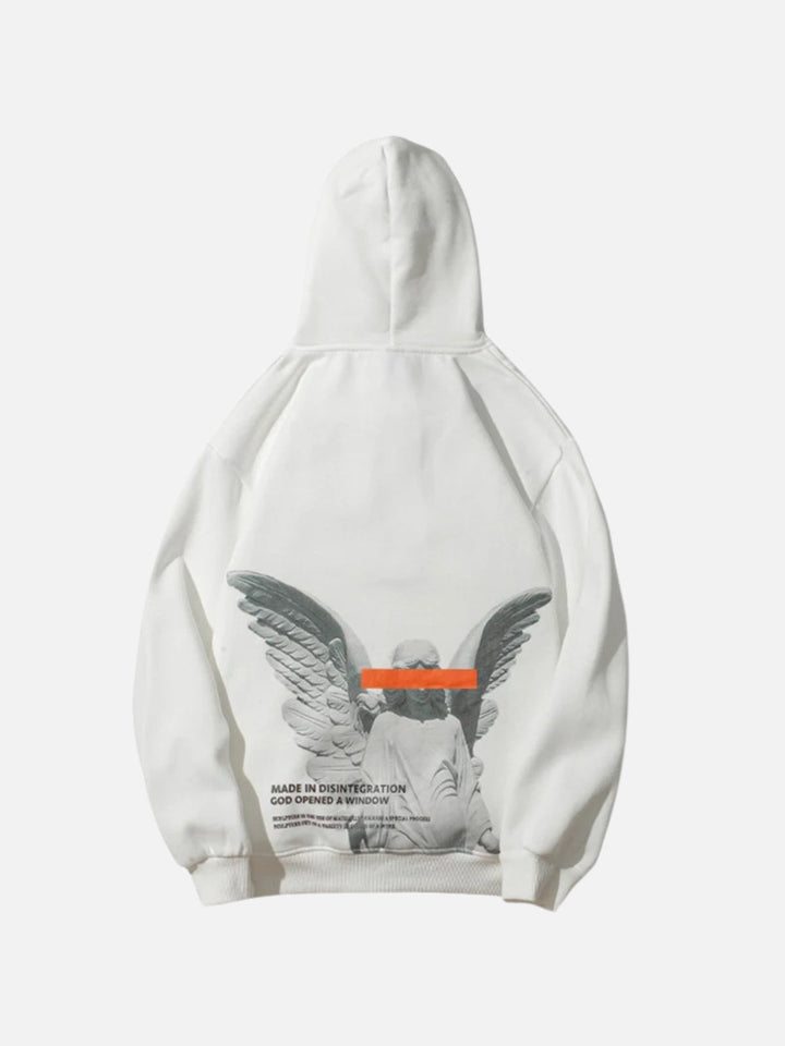 Angel God Print Hoodie-rimiro.com