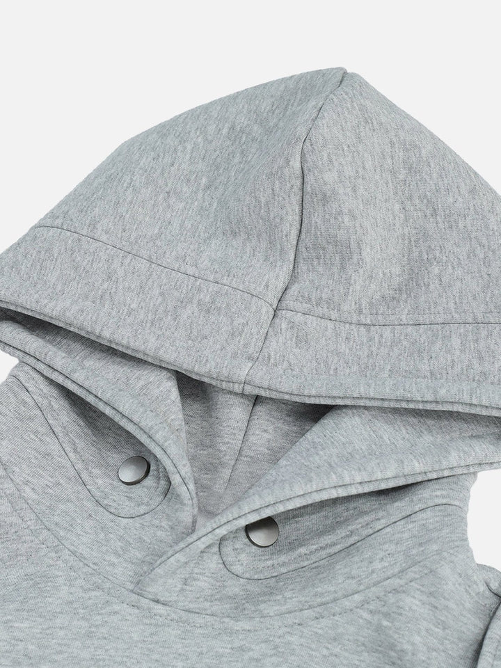 Button Deconstructive Hoodie-rimiro.com