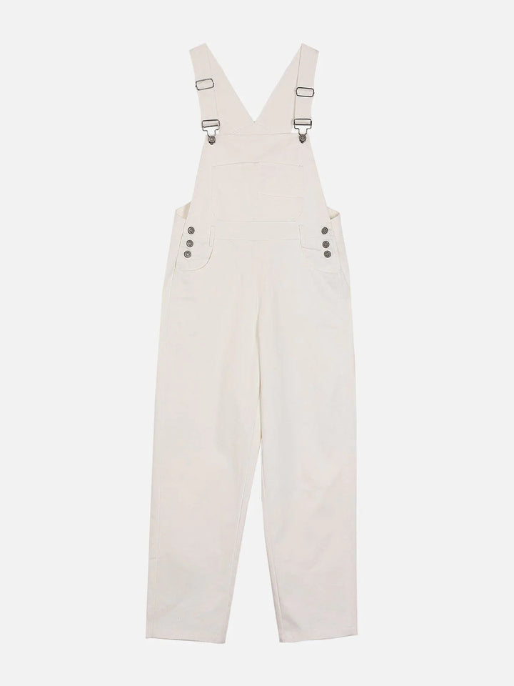 Casual Loose Suspender Jeans-rimiro.com