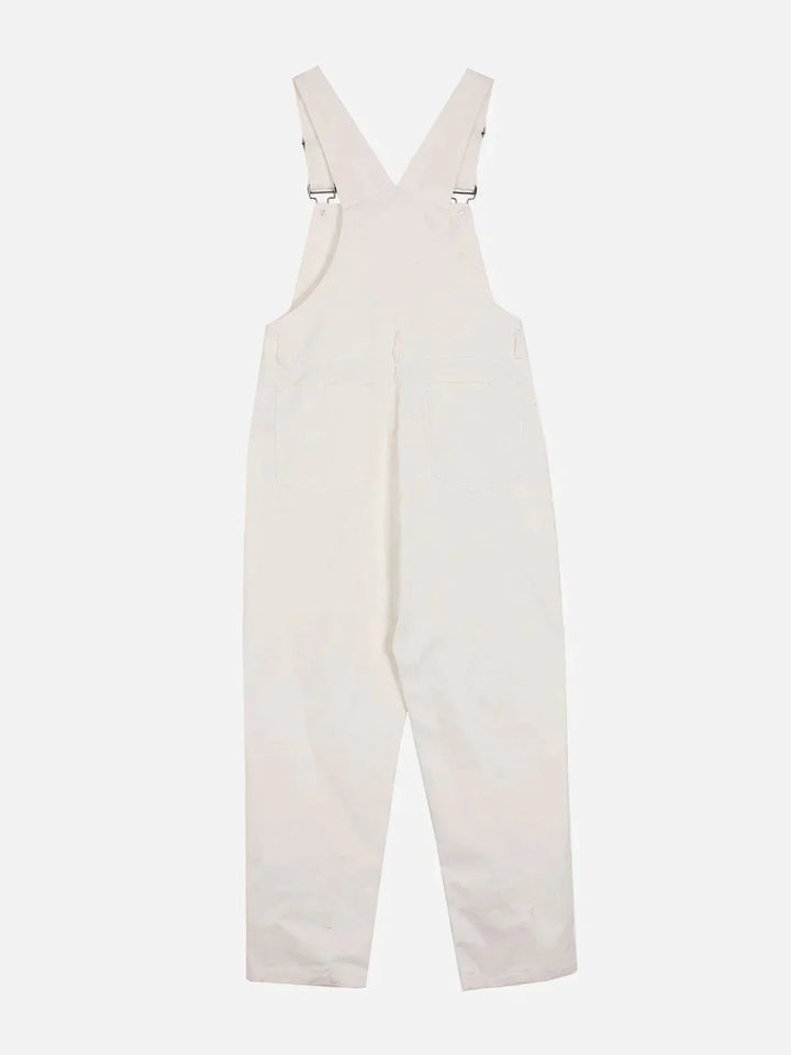 Casual Loose Suspender Jeans-rimiro.com