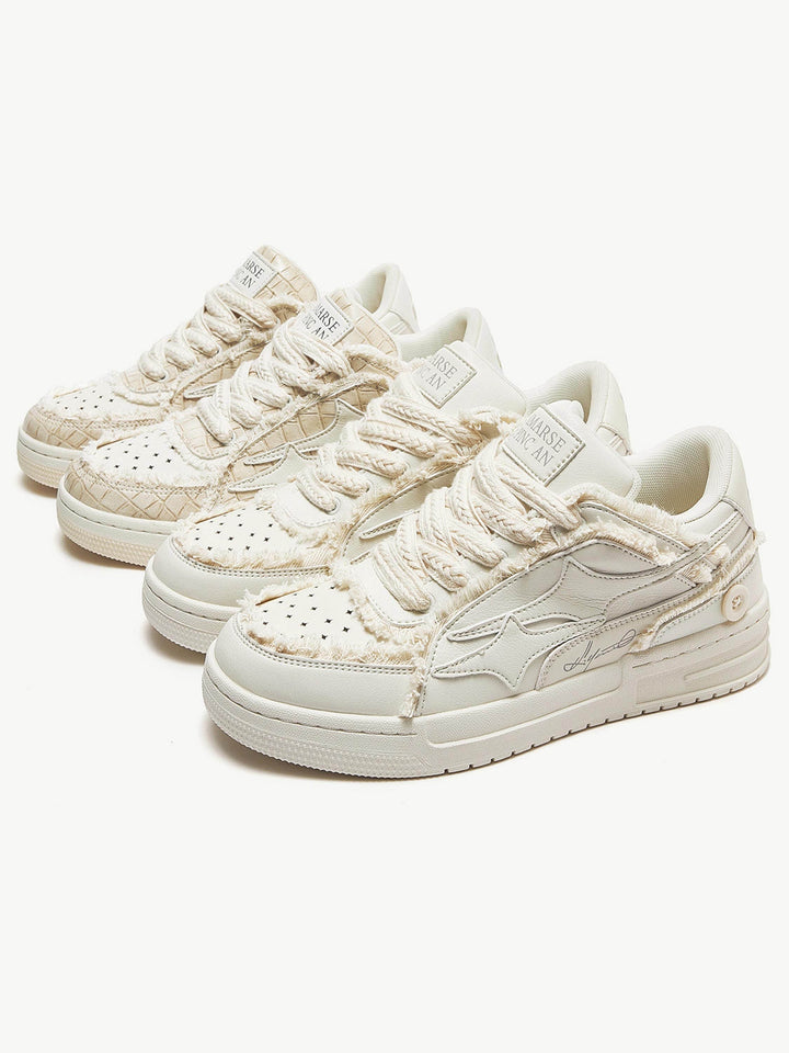 Casual White Board Shoes-rimiro.com