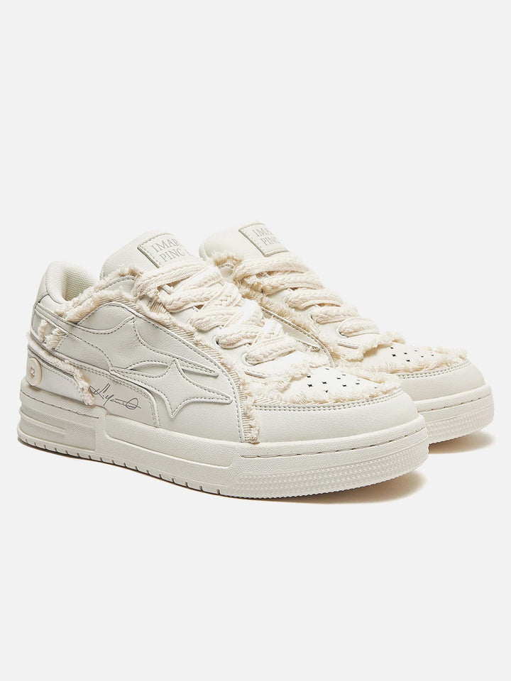 Casual White Board Shoes-rimiro.com