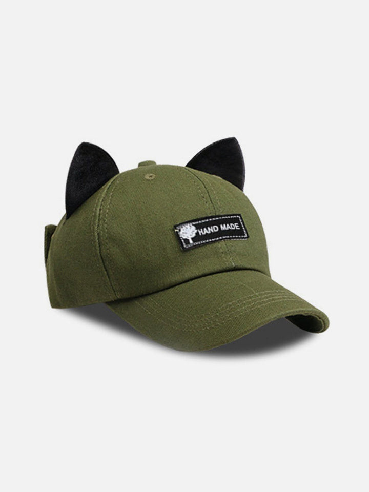 Cat Ears Aviator Glasses Baseball Hat-rimiro.com