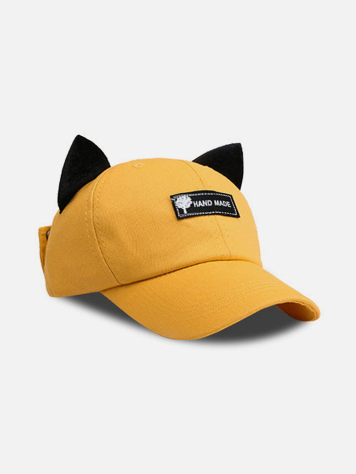 Cat Ears Aviator Glasses Baseball Hat-rimiro.com