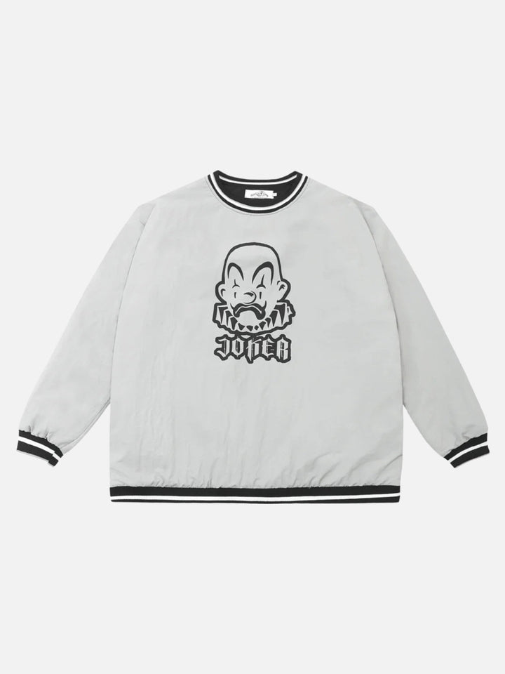 Clown Print Sweatshirt-rimiro.com