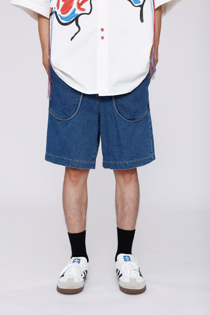 Curved Pockets Jorts-rimiro.com