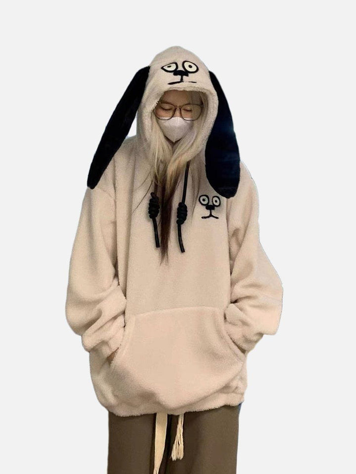 Cute Dog Ear Hoodie-rimiro.com