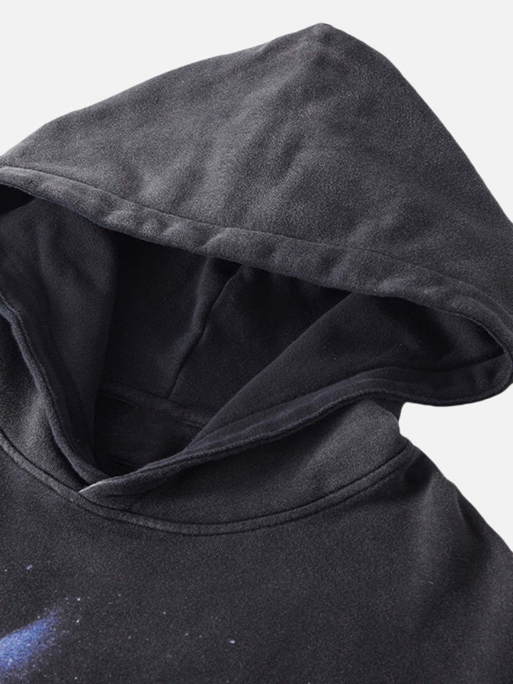 Dark Style Hooded Loose Sweatshirt-rimiro.com