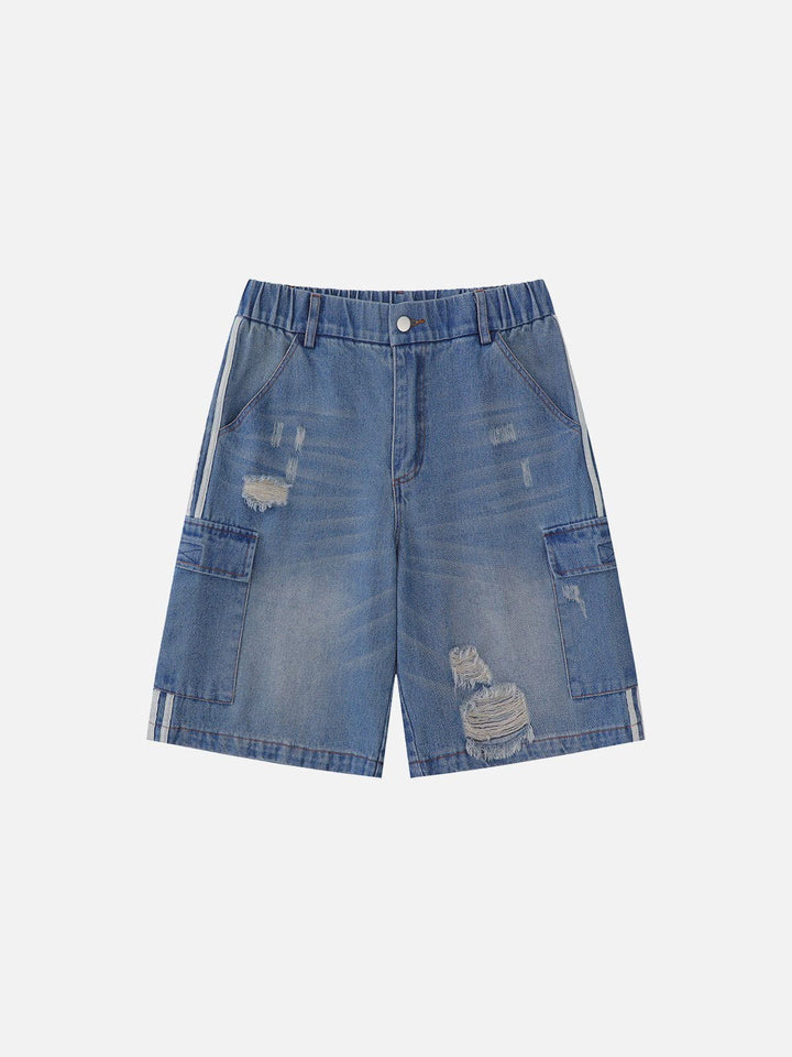 Discreet Side Pockets Jorts-rimiro.com