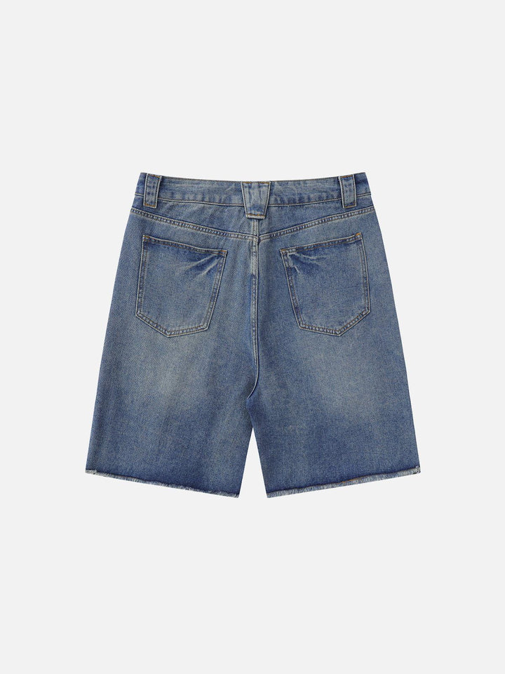 Distressed Vintage Ripped Jorts-rimiro.com