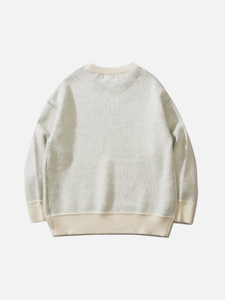 Doberman Print Sweater-rimiro.com