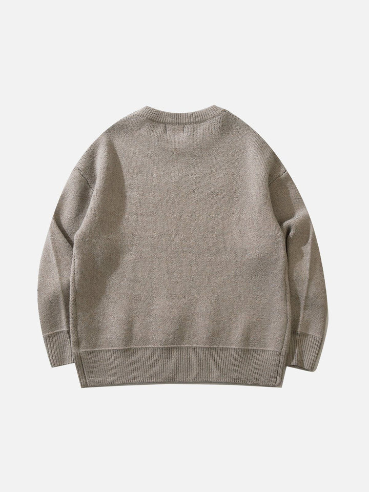 Doberman Print Sweater-rimiro.com