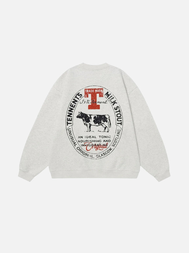 Double-Sided Print Sweatshirt-rimiro.com