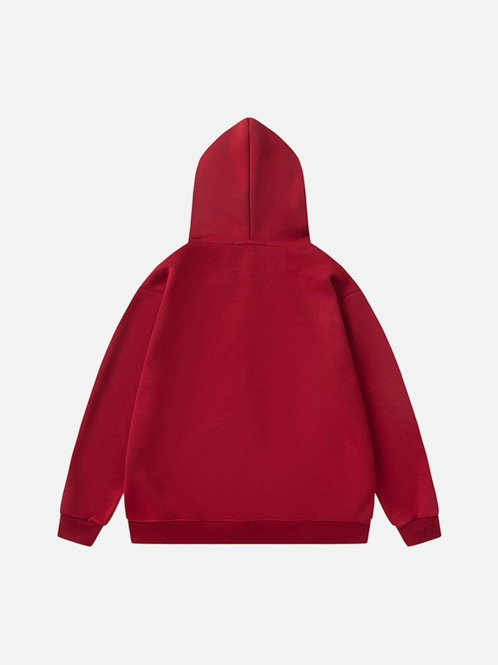 Embroidery Tooth Heart Hoodie-rimiro.com