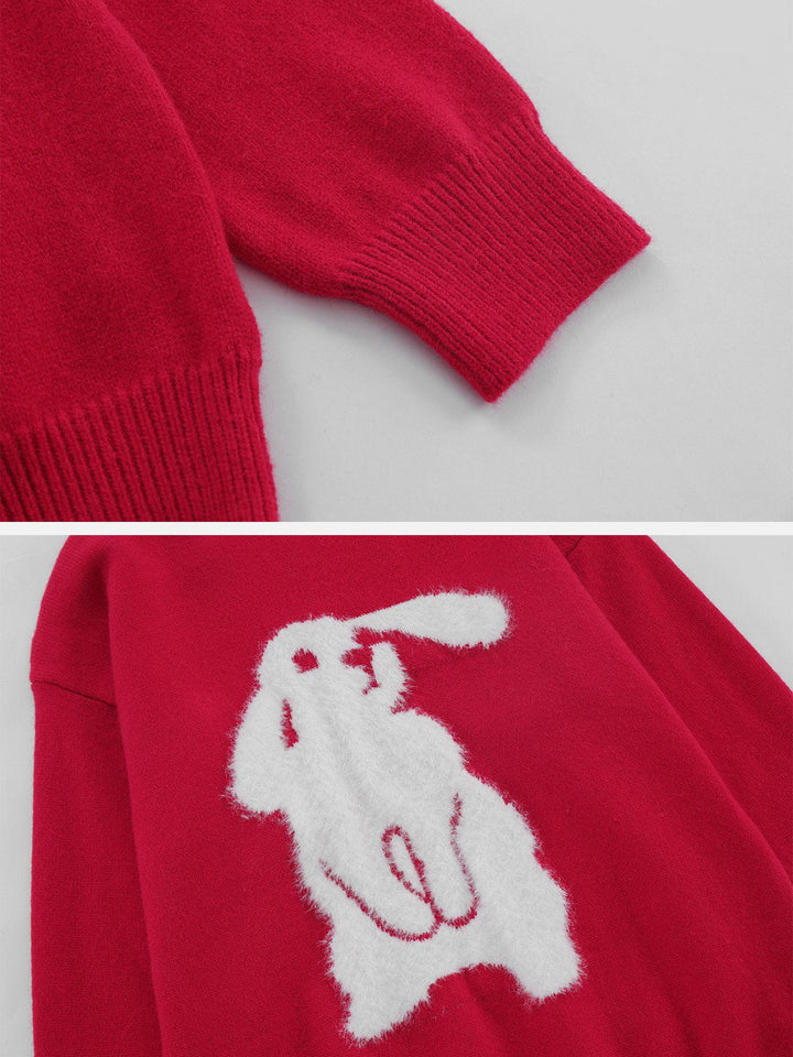Flocking Bunny Sweater-rimiro.com