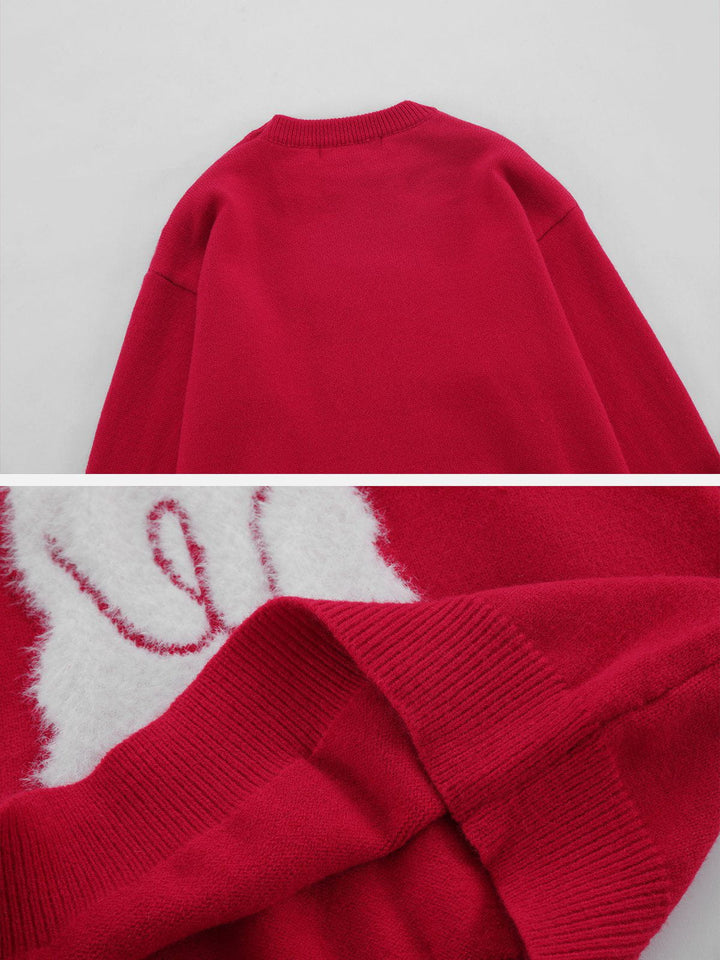 Flocking Bunny Sweater-rimiro.com