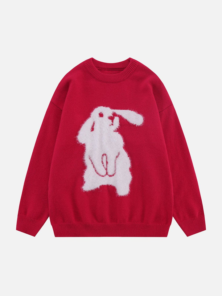 Flocking Bunny Sweater-rimiro.com