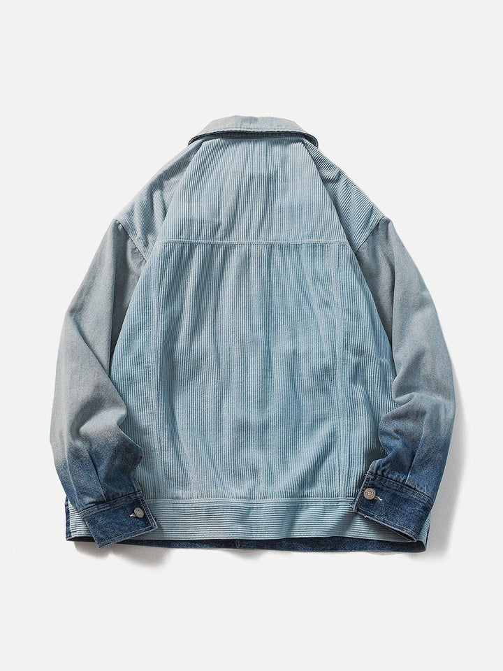 Gradient Denim Jacket-rimiro.com