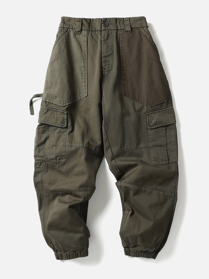 Large Multiple Pockets Cargo Pants-rimiro.com