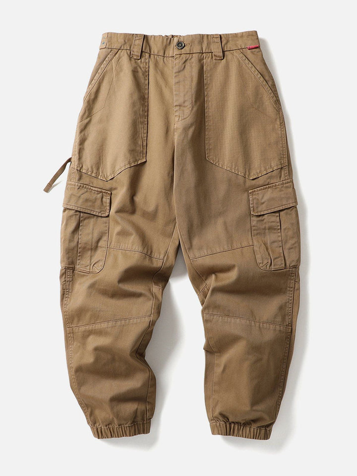 Large Multiple Pockets Cargo Pants-rimiro.com