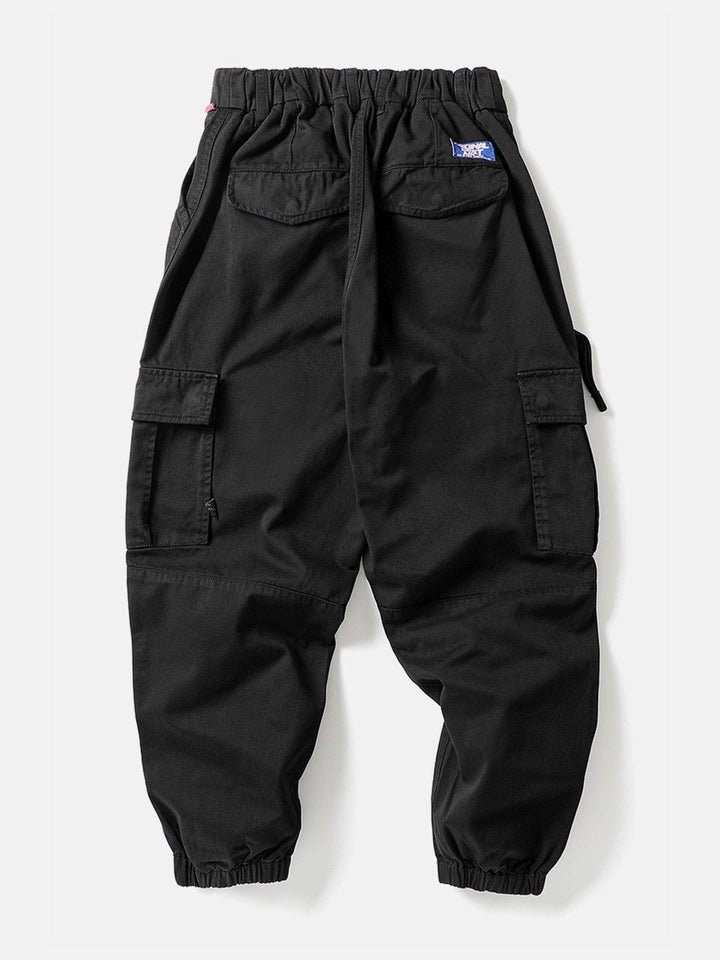 Large Multiple Pockets Cargo Pants-rimiro.com