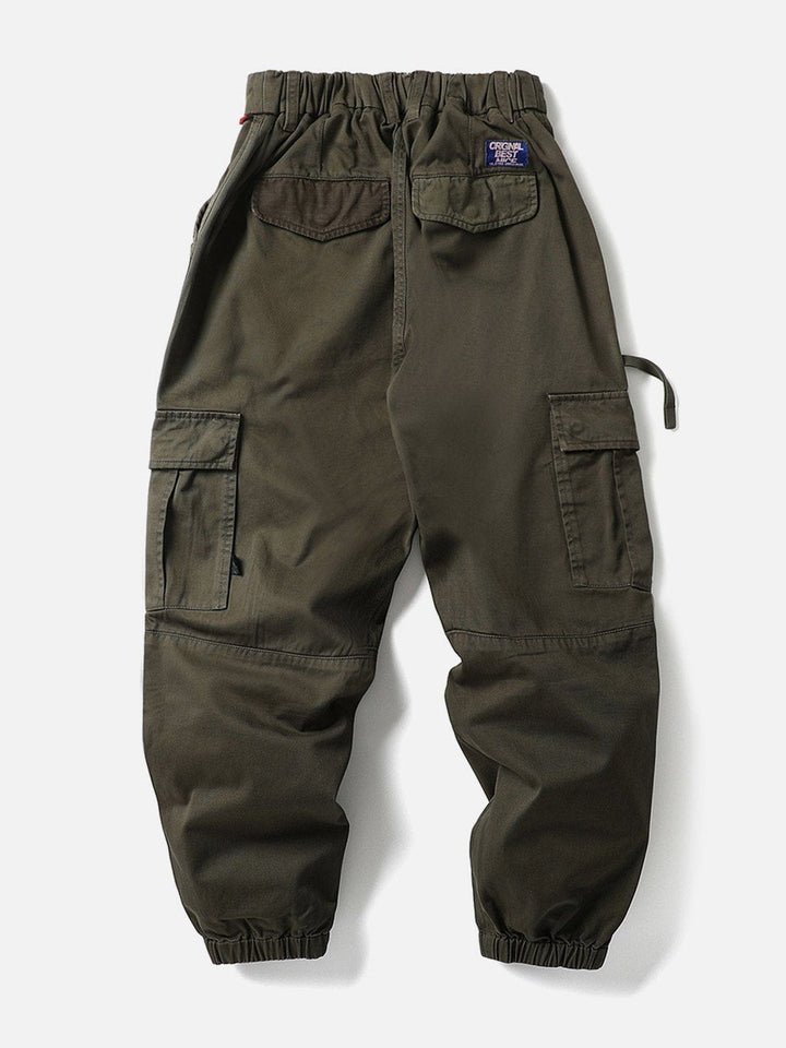 Large Multiple Pockets Cargo Pants-rimiro.com