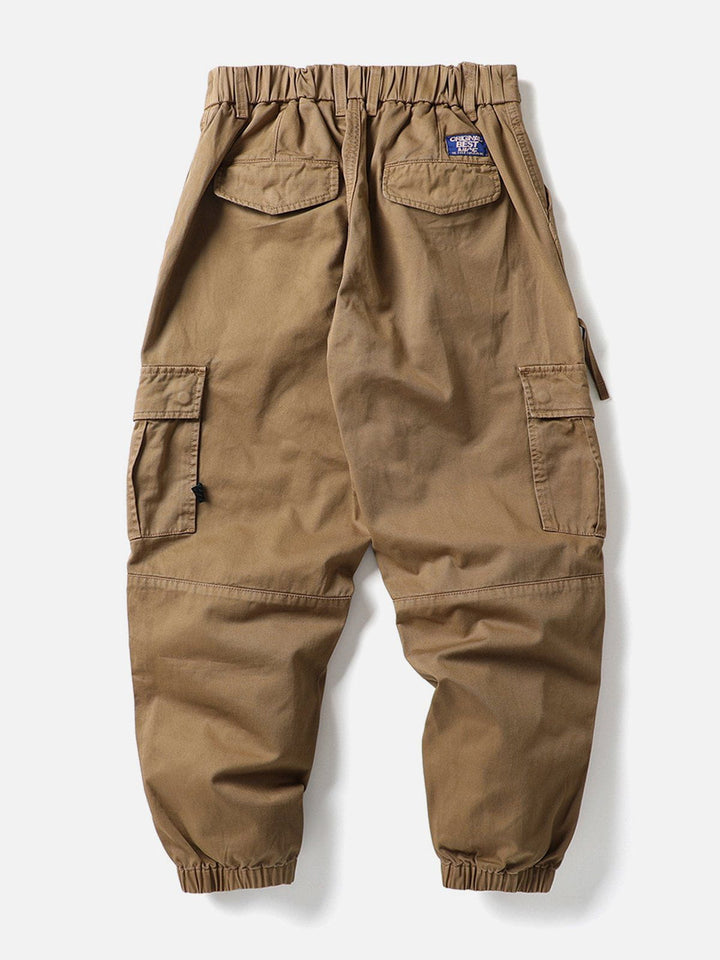 Large Multiple Pockets Cargo Pants-rimiro.com