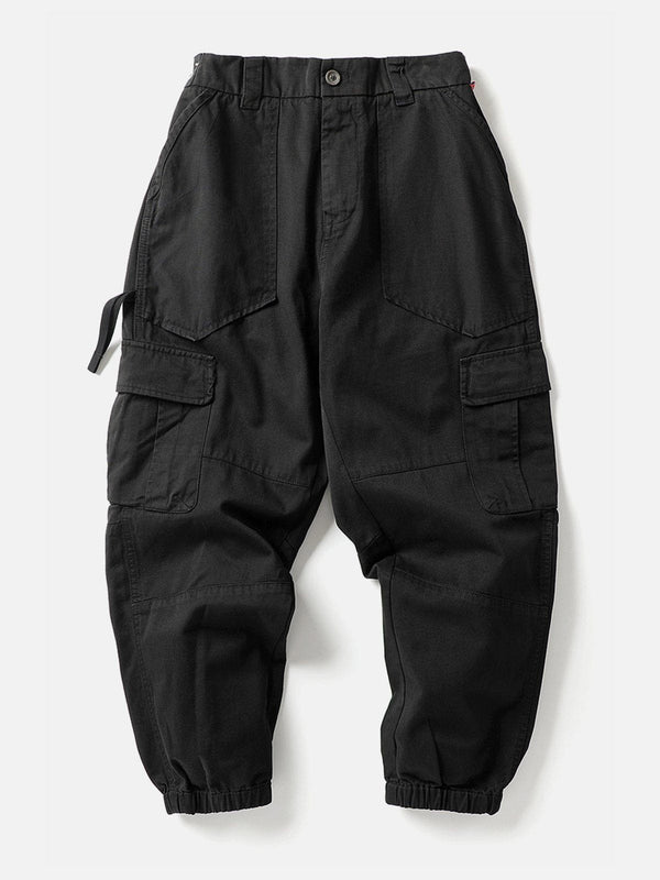 Large Multiple Pockets Cargo Pants-rimiro.com