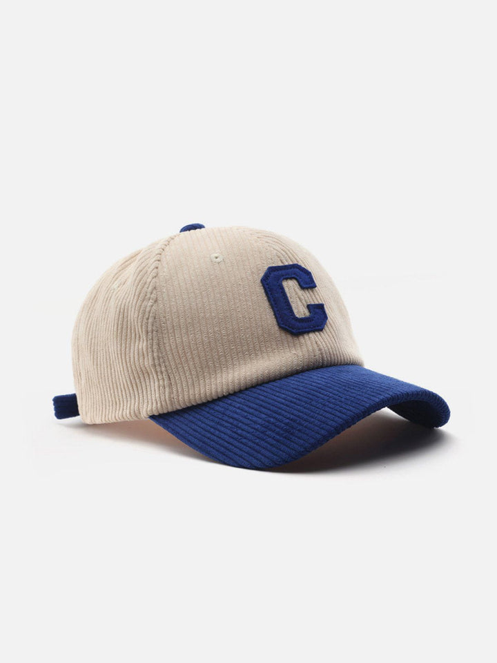 Letter C Patchwork Hat-rimiro.com