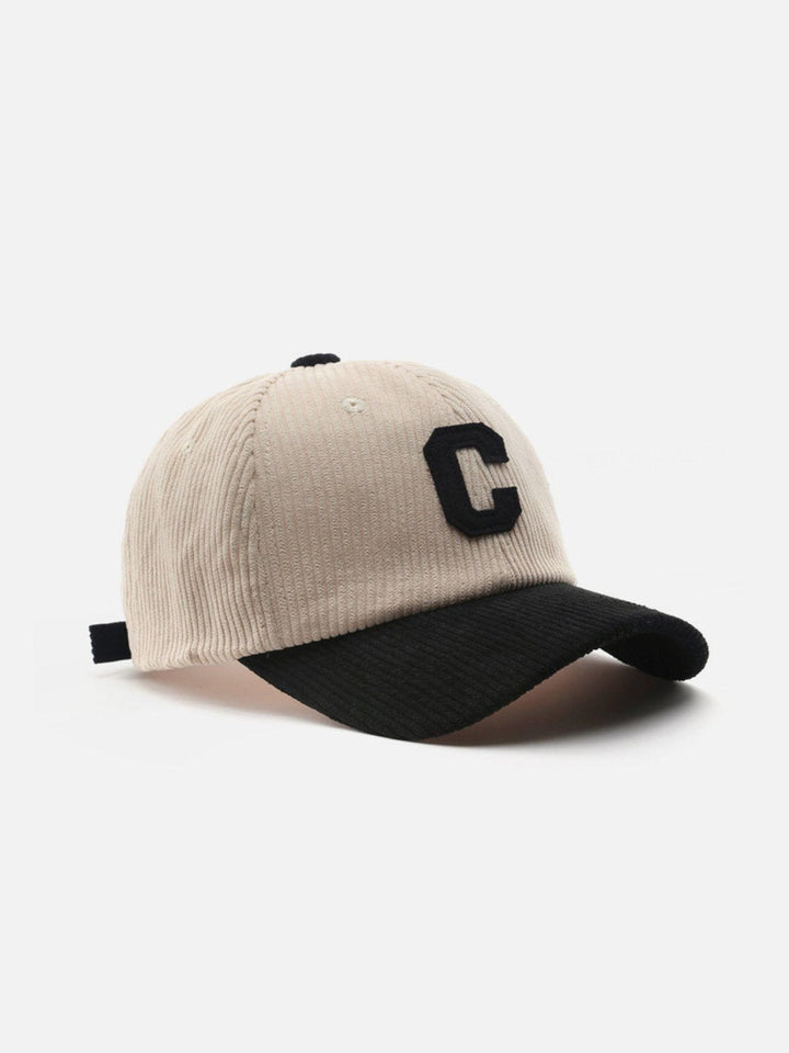 Letter C Patchwork Hat-rimiro.com