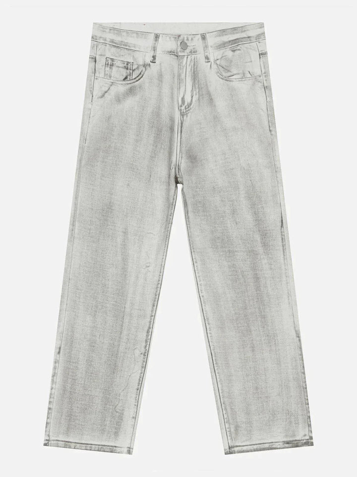 Loose Wash Jeans-rimiro.com