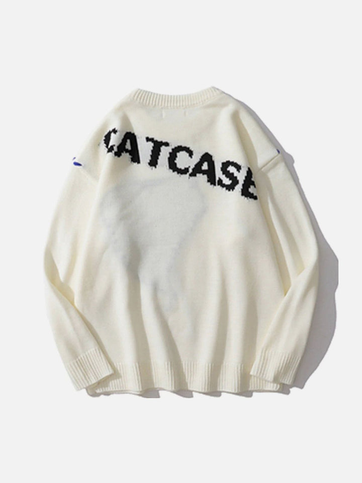 Love Embroidered Sweater-rimiro.com