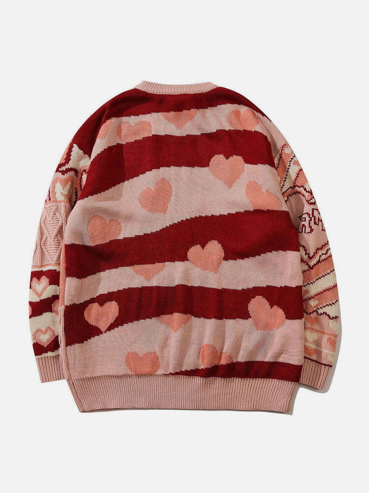 Love Weaving Knit Sweater-rimiro.com