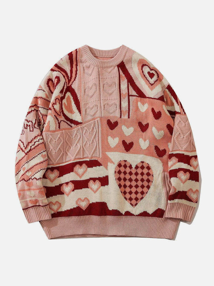 Love Weaving Knit Sweater-rimiro.com