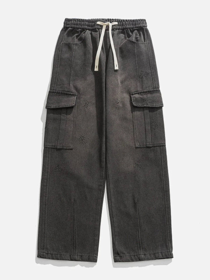 Multi-Pocket Jeans-rimiro.com