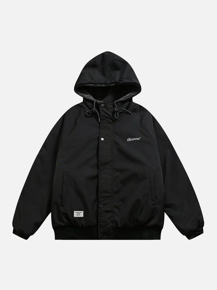 Reversible Sherpa hoodie-rimiro.com