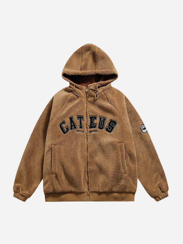 Reversible Sherpa hoodie-rimiro.com