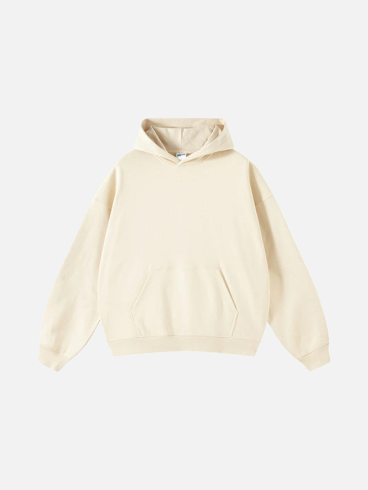 Solid Cotton Hoodie-rimiro.com