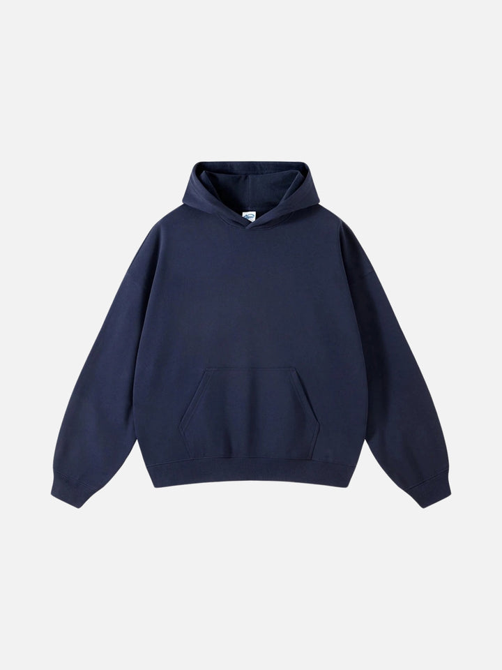 Solid Cotton Hoodie-rimiro.com