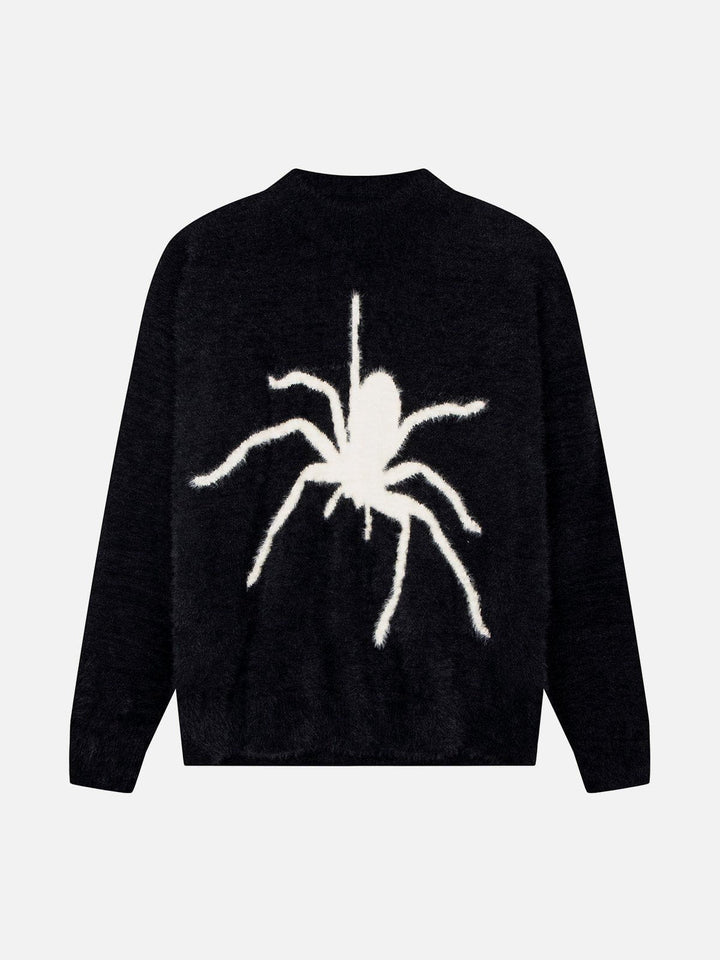 Spider Knit Mohair Sweater-rimiro.com