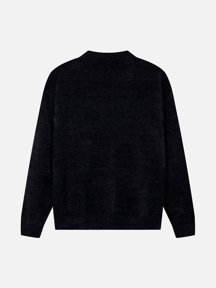Spider Knit Mohair Sweater-rimiro.com