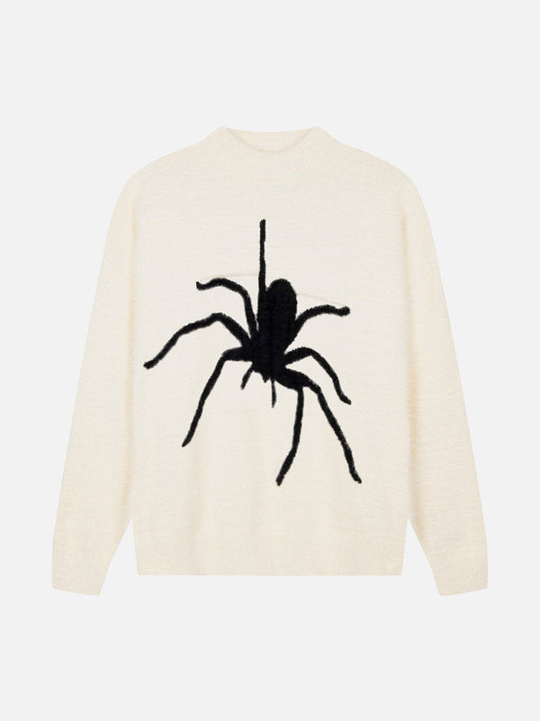 Spider Knit Mohair Sweater-rimiro.com