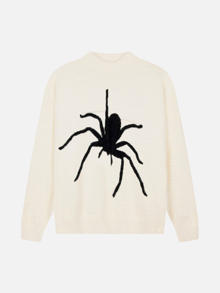 Spider Knit Mohair Sweater-rimiro.com