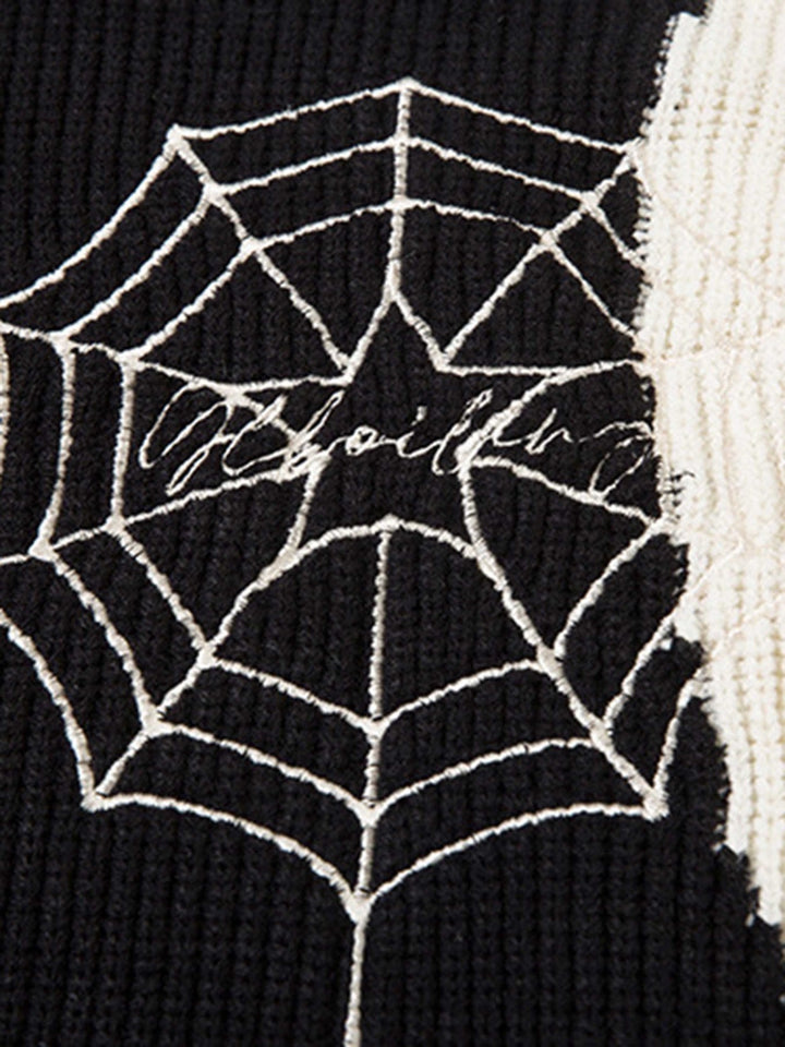 Spider Loose Sweater Coat-rimiro.com